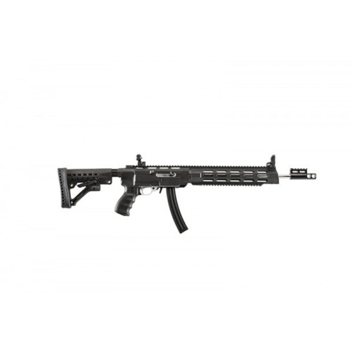 Enhance your Ruger 10/22 rifle with the ProMag Archangel 556 Conversion Stock in Polymer Black. This high-quality stock offers improved control and accuracy, featuring an ergonomic grip and lightweight design. Easy to install, it is compatible with standard Ruger 10/22 rifles, making it a perfect choice for shooting enthusiasts and tactical operators.