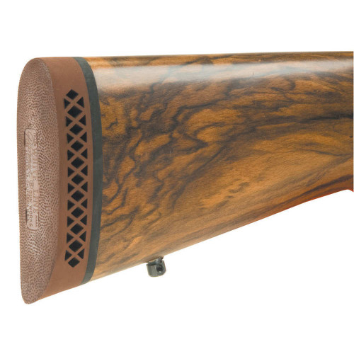 Discover the Pachmayr F325 Field White Line M Brown 1.1 Stippled recoil pad, designed for ultimate shooting comfort and accuracy. With its stippled texture and medium size, this high-quality pad reduces felt recoil while providing a secure grip. Add elegance and functionality to your firearm with this reliable accessory. Explore now!