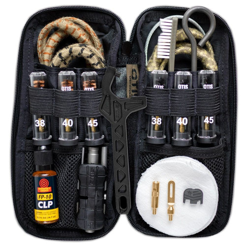 Ensure the peak performance of your GLOCK pistols with the Otis Professional Pistol Cleaning Kit. Designed for professionals and enthusiasts, this comprehensive kit provides precision-engineered tools and high-quality cleaning components. Keep your GLOCKs in optimal condition for reliability and accuracy. Order now for professional-grade maintenance.