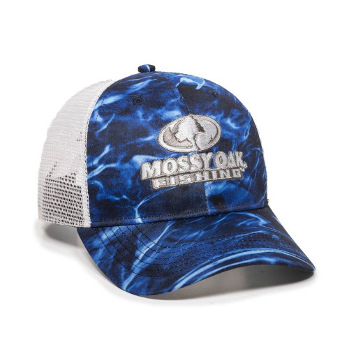 Embrace the allure of the great outdoors with the MOSSY OAK MARLIN/WHITE HAT from Outdoor Cap Company. Designed for adults, this hat features a captivating Mossy Oak camouflage pattern blended with a striking marlin and white motif. Unleash your adventurous spirit while sporting this durable and adjustable accessory, perfect for any outdoor activity. Get yours today and embrace the rugged elegance of nature!
