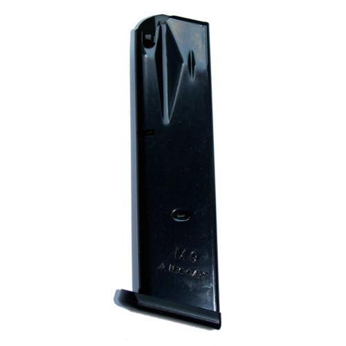 Elevate your Beretta 92 FS with the Mec-Gar 9mm Luger Magazine. Expertly crafted from steel, this blued 15-round magazine guarantees reliability and a perfect fit. Upgrade your shooting experience today.