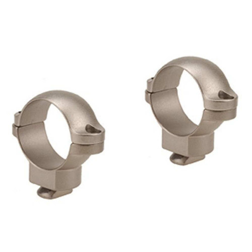 Enhance your firearm's optics with Leupold Dual Dovetail 1" Medium Rings in silver. These precision-crafted rings offer secure mounting for your scope, with a 1" diameter and medium height for versatile compatibility and comfortable shooting.