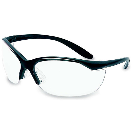 VAPOR II BLK FRAME/CLEAR LENS GLASSES