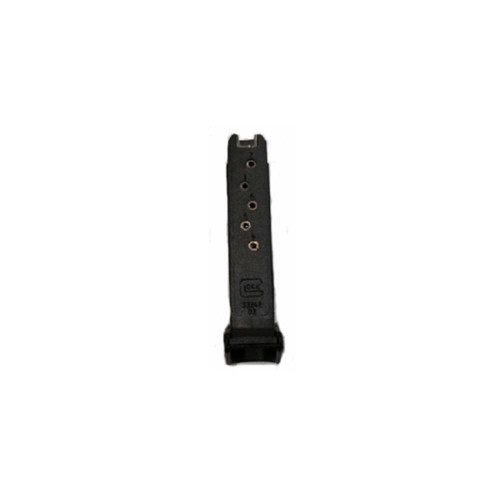 Enhance your Glock 42's performance with the Glock 42 .380 ACP Magazine. This 6-round, polymer magazine in black is designed for reliability and longevity, ensuring smooth feeding and easy loading.