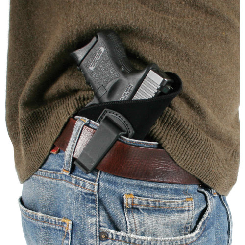 Explore the BLACKHAWK! IWB Holster for right-handed users in Size 7. This black holster delivers optimal comfort and discreet concealed carry. Crafted for durability and style, it ensures a snug fit against your body. Upgrade your concealed carry experience with this precision-designed holster.