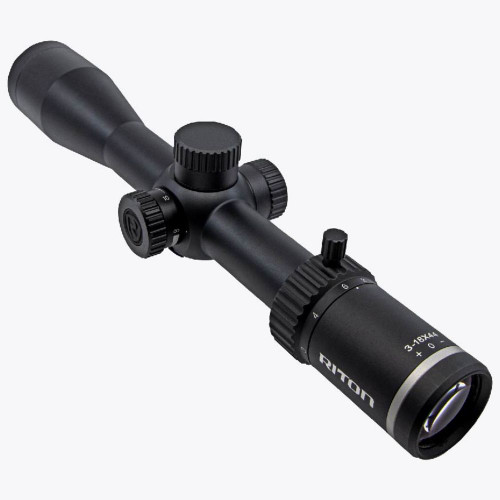 Discover the Riton X5 Primal 3-18x44mm SFP Riflescope with illuminated PHR reticle, 30mm tube, and 0.25 MOA adjustment. Achieve precise windage and elevation control, and enhance accuracy with side adjustable parallax. This rugged scope is built to withstand challenging conditions, making it a top choice for shooting enthusiasts.