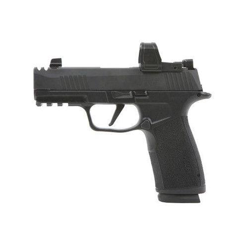 Discover the SIG SAUER MACRO P365X 9MM Pistol in Black, featuring a 3.1" barrel and a 17-round magazine. This compact powerhouse offers exceptional accuracy and reliability for concealed carry and self-defense.