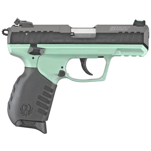 Discover the exceptional RUGER SR22 3.5" 10RD 22LR Pistol in a stunning TURQUOISE CERAKOTE finish, exclusively in the Talo Edition. Enjoy its unmatched style and reliable performance for all shooting enthusiasts.