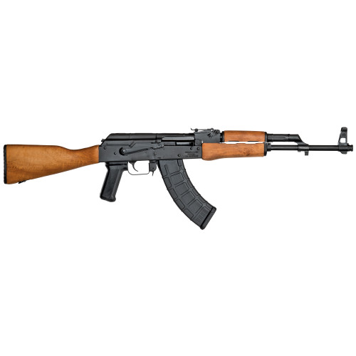 Discover the Century Arms WASR-10 Semi-automatic Rifle, a reliable and versatile firearm chambered in 7.62X39, featuring a 16.25-inch barrel, matte finish, wood stock, RAK Enhanced Trigger Group, side mount scope rail, and 30-round capacity. Built for performance and precision, it's your go-to choice for any shooting adventure.