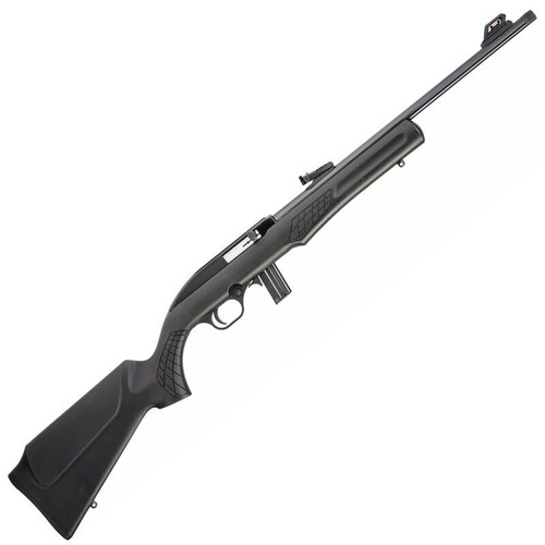Get unparalleled accuracy and reliability with the Rossi RS22 .22 LR Semi Auto Rimfire Rifle. Featuring an 18" threaded barrel, 10-round capacity, fiber optic sight, and synthetic stock with matte black finish, this rifle is perfect for recreational shooting and small game hunting.