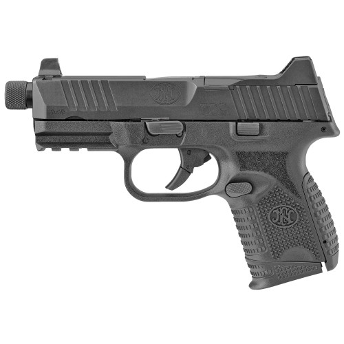 FN-509 Compact Tactical 9mm Luger Semi Auto Pistol 4.32" Threaded Barrel 24 Rounds Ambidextrous Controls Polymer Frame | Black | 66100782