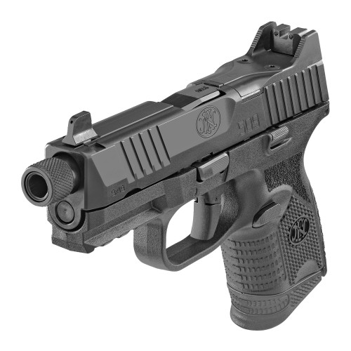 Discover the FN-509 Compact Tactical 9mm Luger Semi Auto Pistol with a 4.32" Threaded Barrel and 24-round magazine. Built for tactical applications and self-defense, its ambidextrous controls and lightweight polymer frame provide superior versatility. Get yours today!