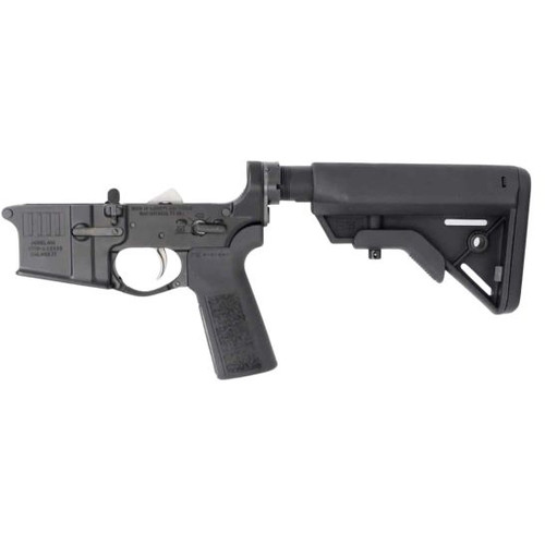 Experience unrivaled quality and performance with the Sons of Liberty Gun Works M4LOWERLFTA5BRAVO Complete Lower Receiver. Engineered to Mil-Spec standards and crafted with precision, this semi-automatic lower receiver boasts a sleek anodized finish, Liberty Fighting Trigger, and Vltor A5 Buffer System for unparalleled functionality and durability.