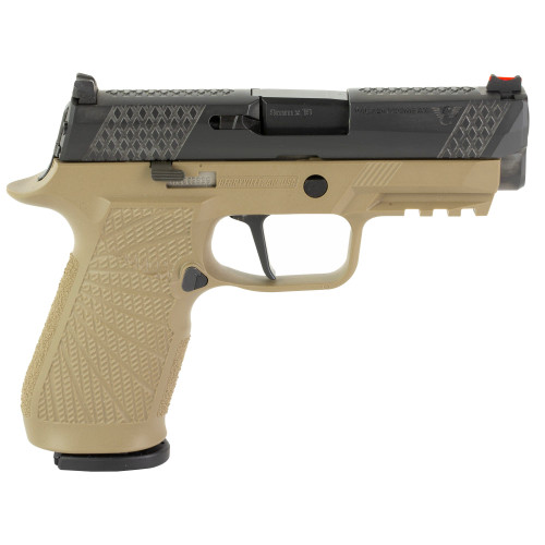 Elevate your defense with the Wilson Combat WCP320 Carry 9mm pistol. Featuring a 3.9" barrel and 17-round capacity, it's the ultimate choice for those who demand the best.