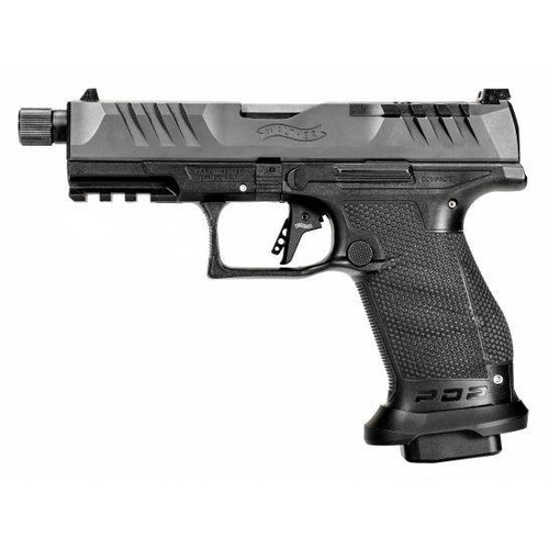 Discover unmatched precision and reliability with the WALTHER PDP 9MM Pistol. Featuring a 4.6" barrel and adjustable rear sights, this sleek and ergonomic firearm ensures a natural grip for enhanced control. Elevate your shooting experience with WALTHER's commitment to excellence.