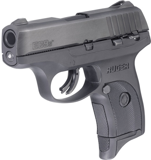 Discover the Ruger EC9S Compact 9mm, featuring a 3.1" barrel, fixed sights, and 7-round capacity. Ideal for concealed carry, this black finish pistol offers reliability and ease of use.