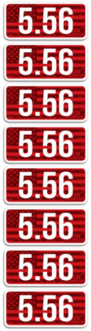 MTM AMMO CALIBER LABELS 5.56