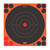 12IN ORANGE BULLS EYE TARGET 12 PK BAG