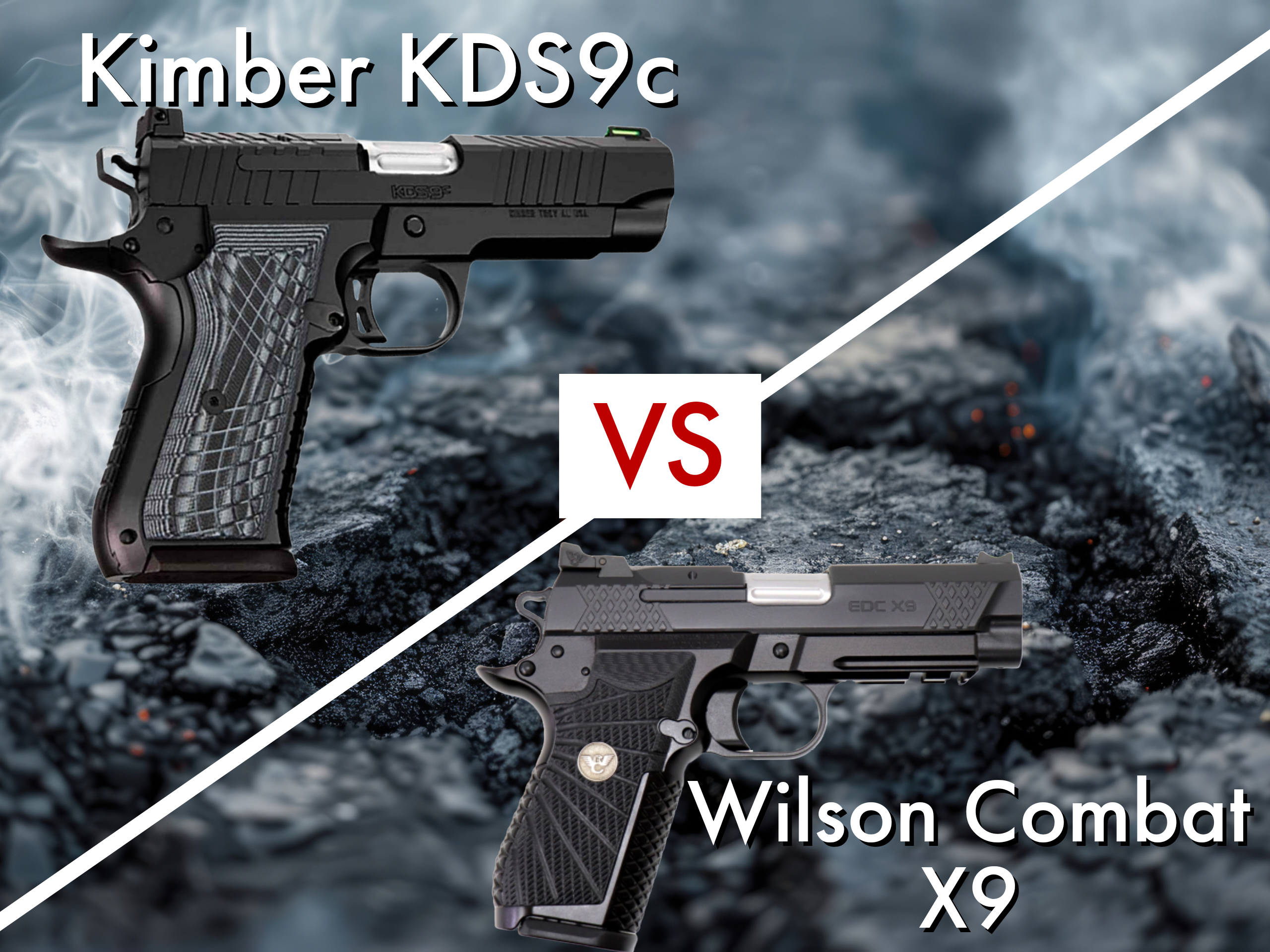 Battle of the Titans: Kimber KDS9C vs Wilson Combat EDC X9 - Which is the Ultimate Concealed Carry Pistol?