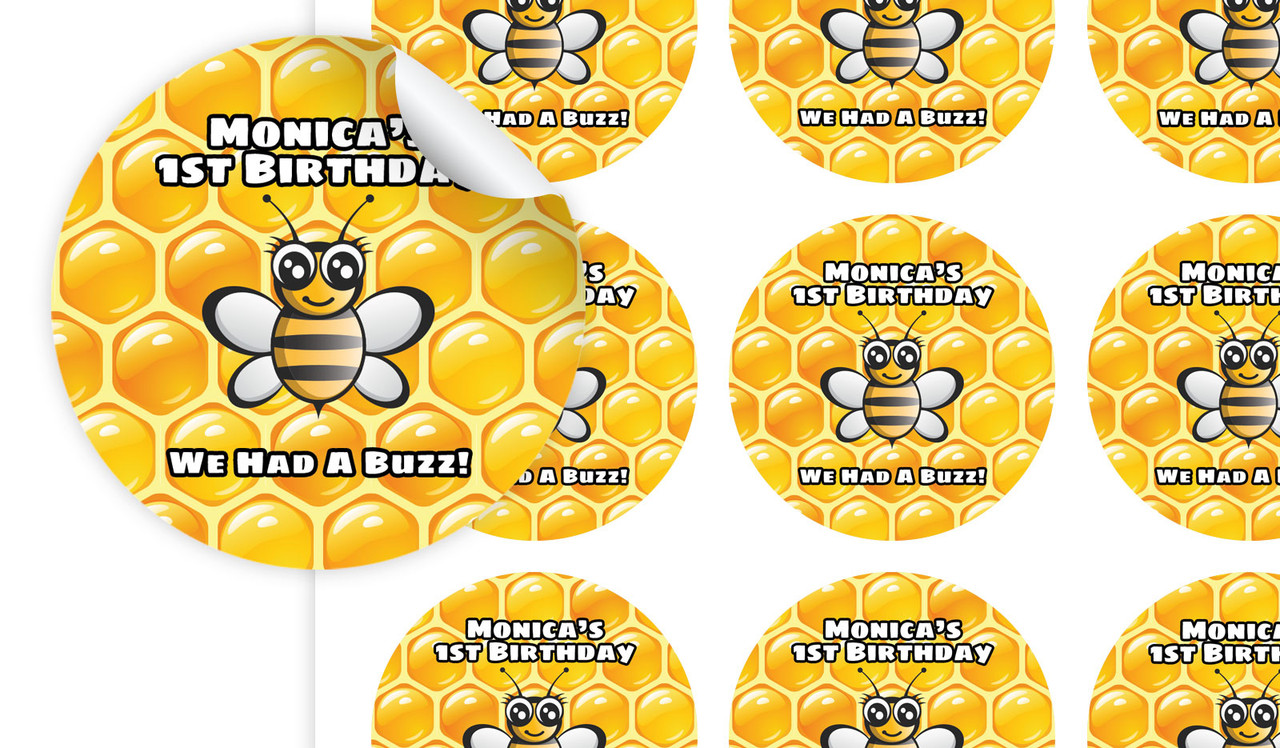 Download Bumble Bee Personalised 65mm Labels