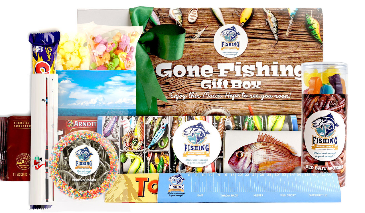 Gone Fishing Gift Box Personalised Hamper Care Pack