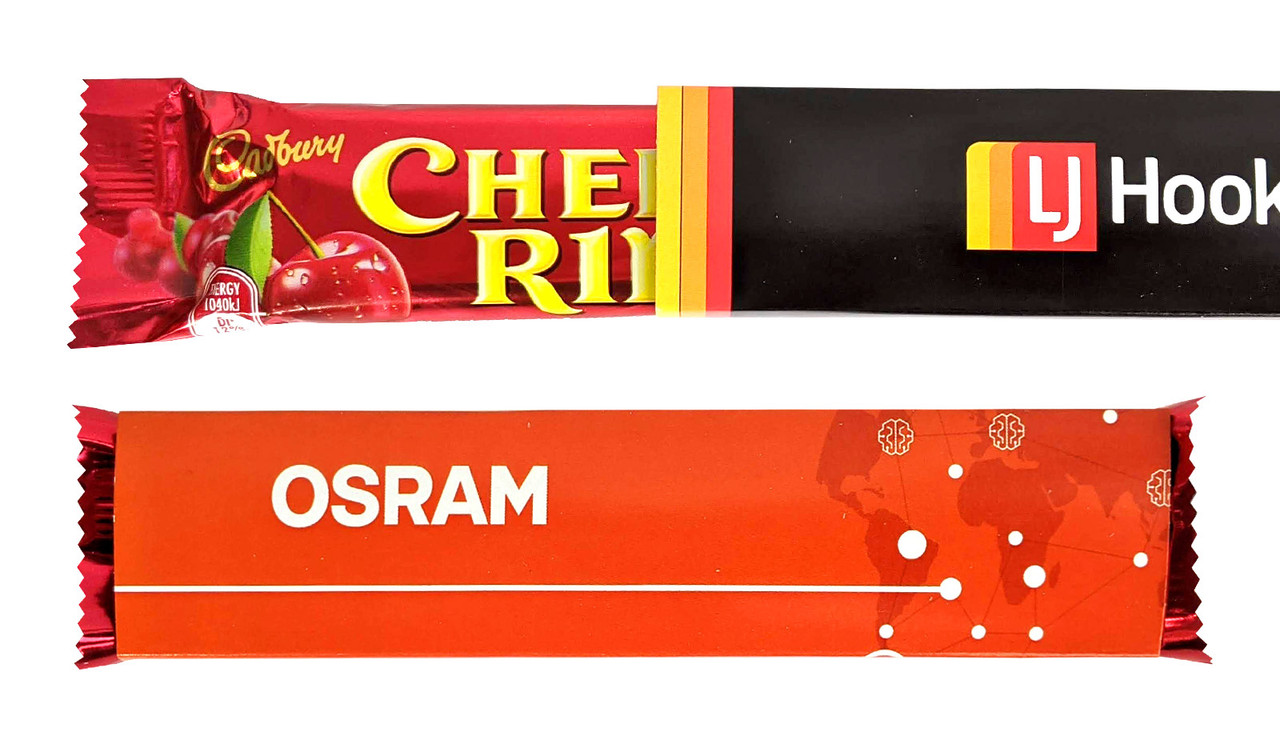 Cherry Ripe TM Bar With Personalised Sleeve (Box Of 48)