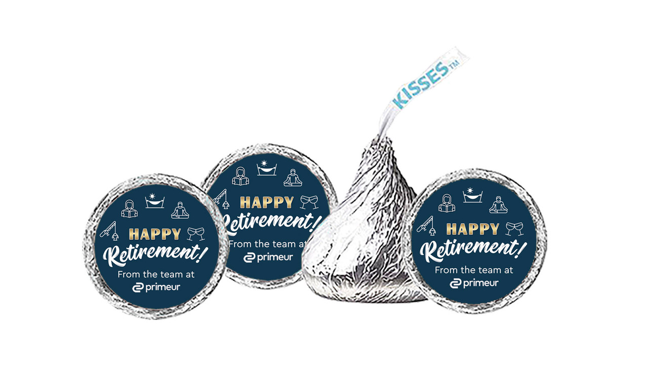 Icons Retirement Custom Hersheys Kisses
