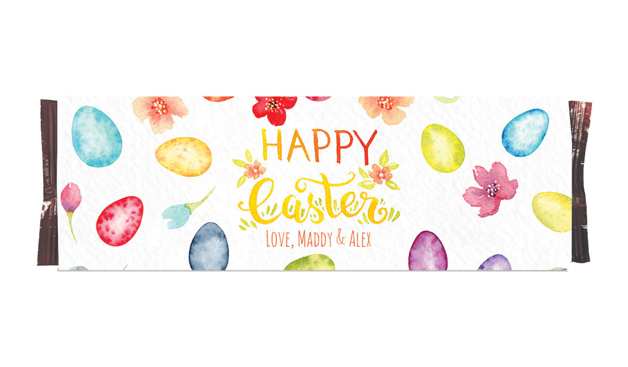 Watercolour Eggs Personalised Packet Of TimTams TM