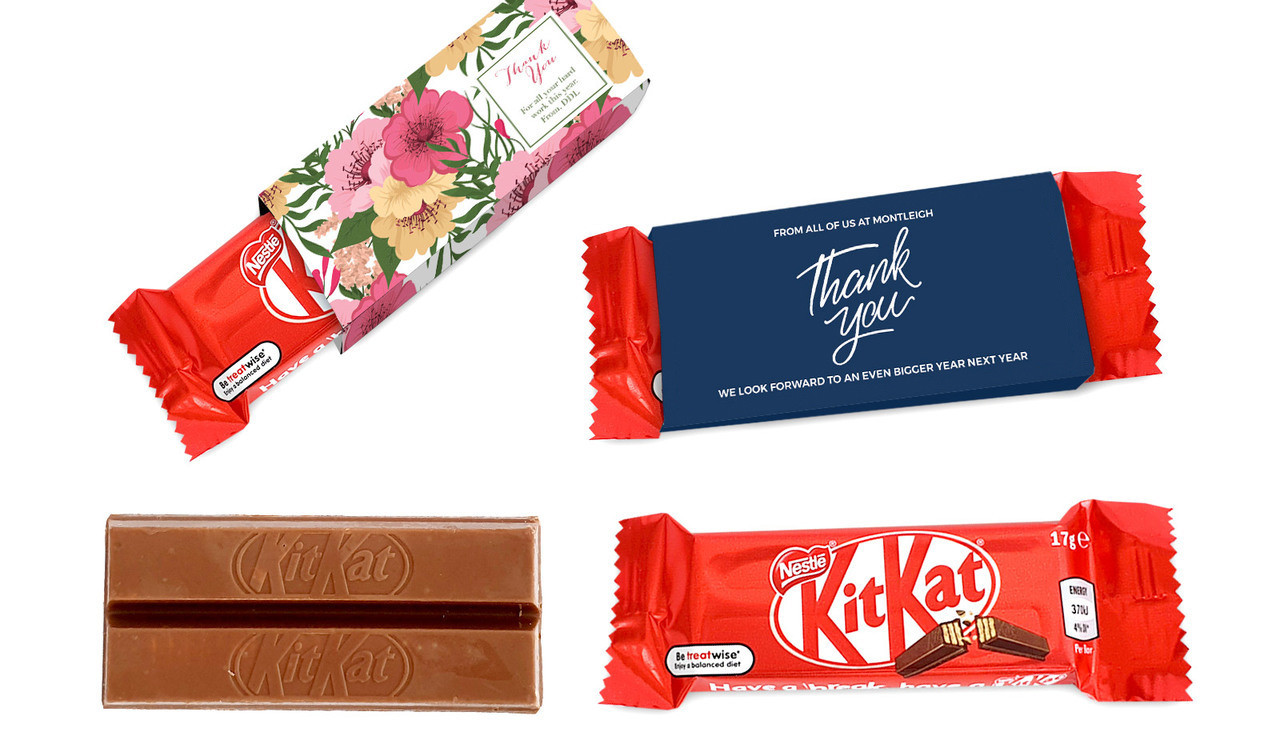 KitKat TM 2-Finger Variety With Personalised Sleeve