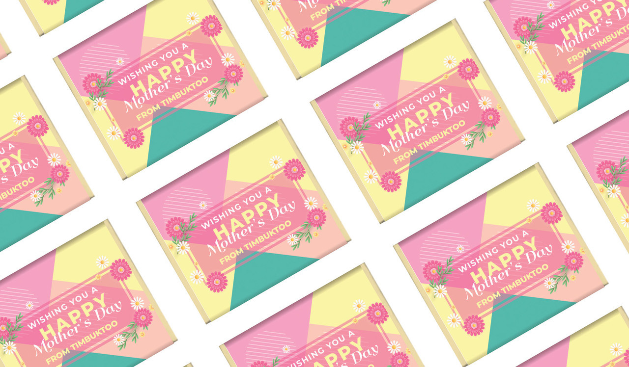 Bold Colours Mother's Day Custom Mini Chocolates