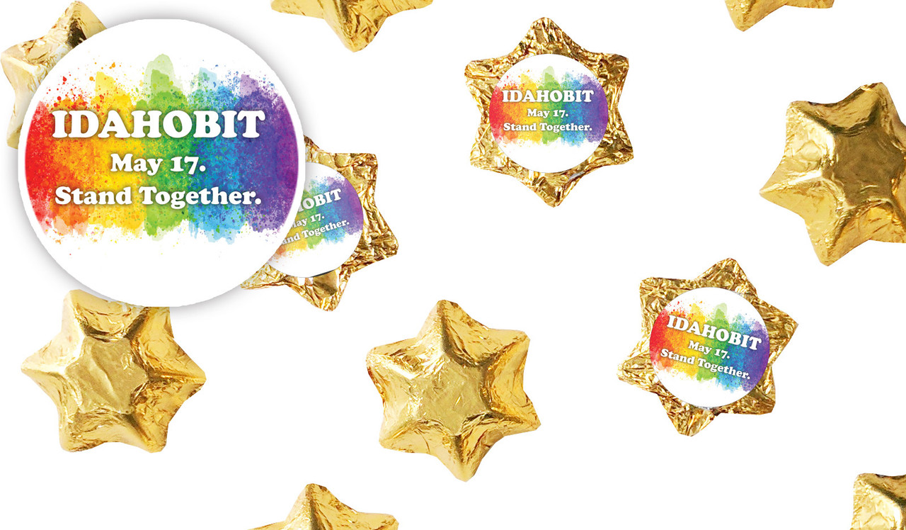 IDAHOBIT Personalised Chocolate Stars