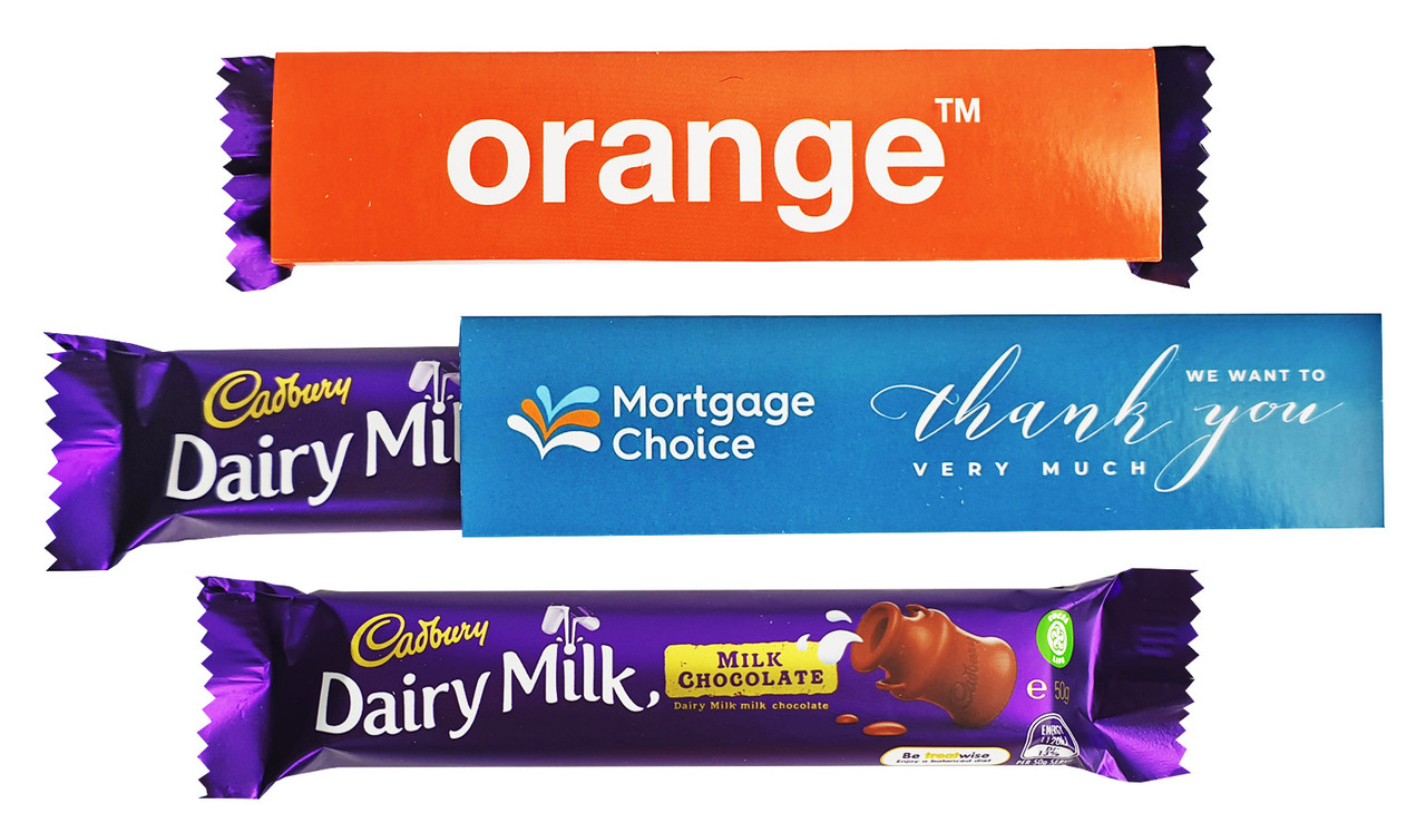 Personalised Cadbury TM 45g Milk Chocolate Bar (24-Pack)