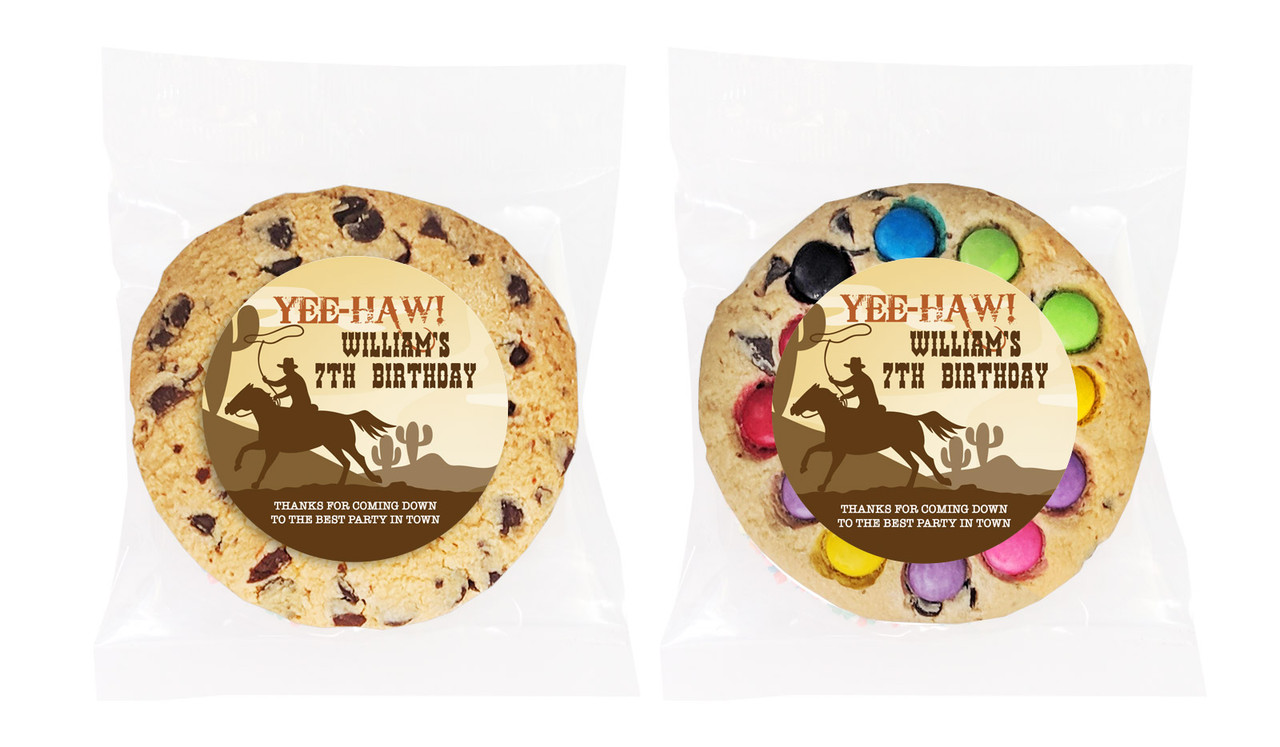 Cowboy Party Personalised Birthday Cookie