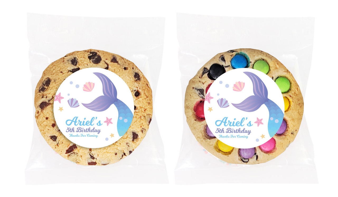 Mermaid Personalised Birthday Cookie