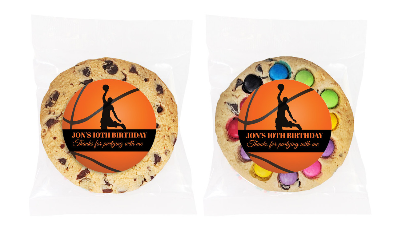 Basketball Personalised Birthday Cookie