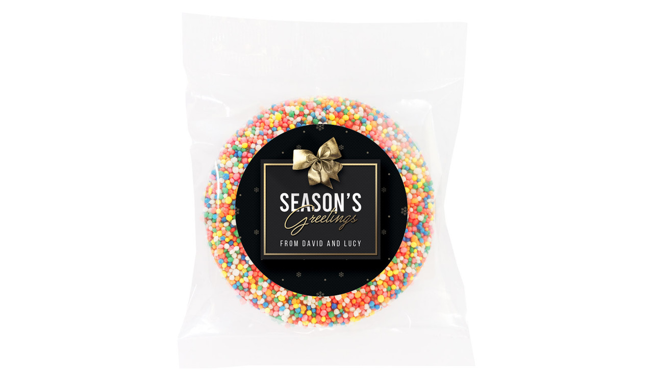 Glossy Gift Black Custom Christmas Giant Chocolate Freckle