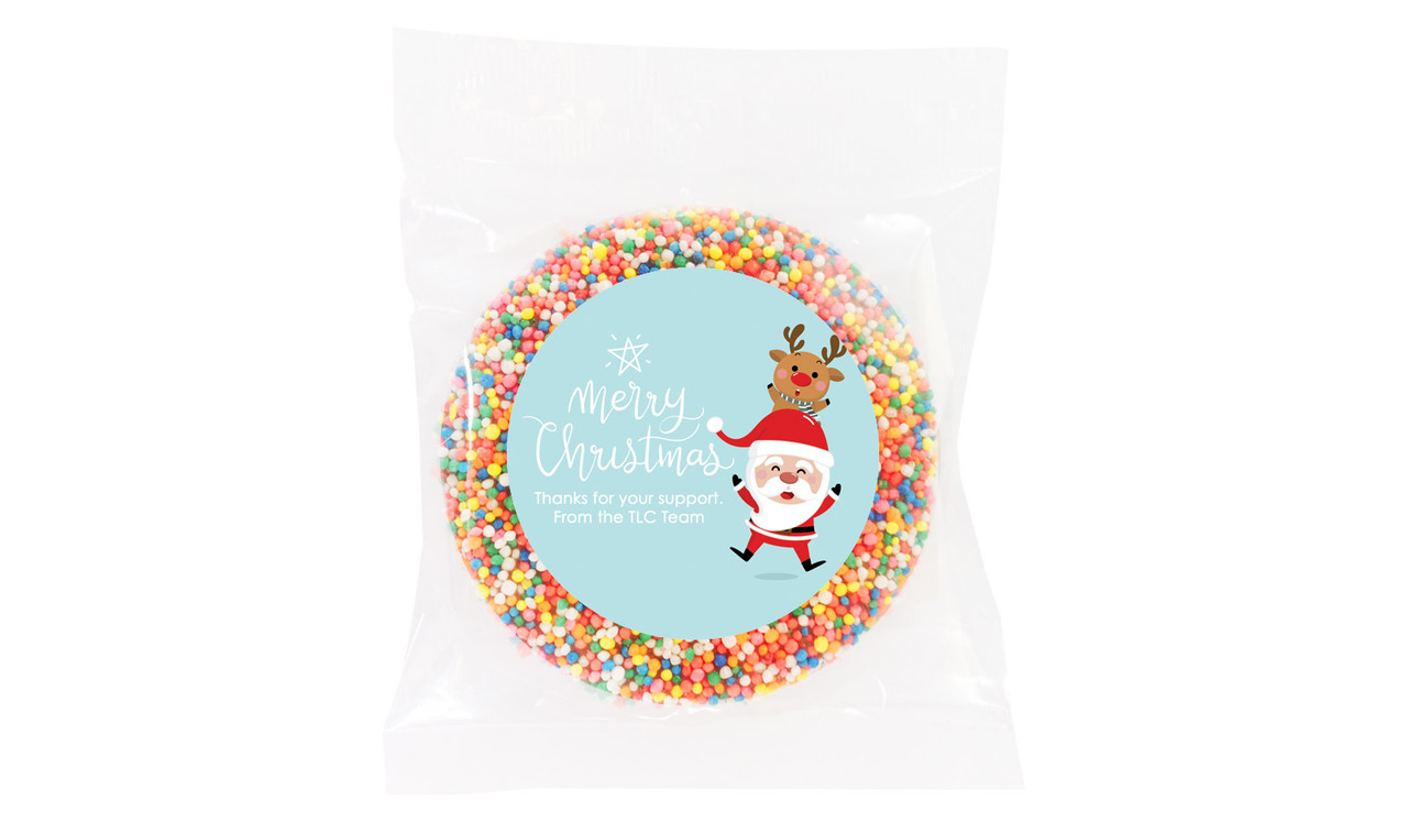 Piggy Back Custom Christmas Giant Chocolate Freckle