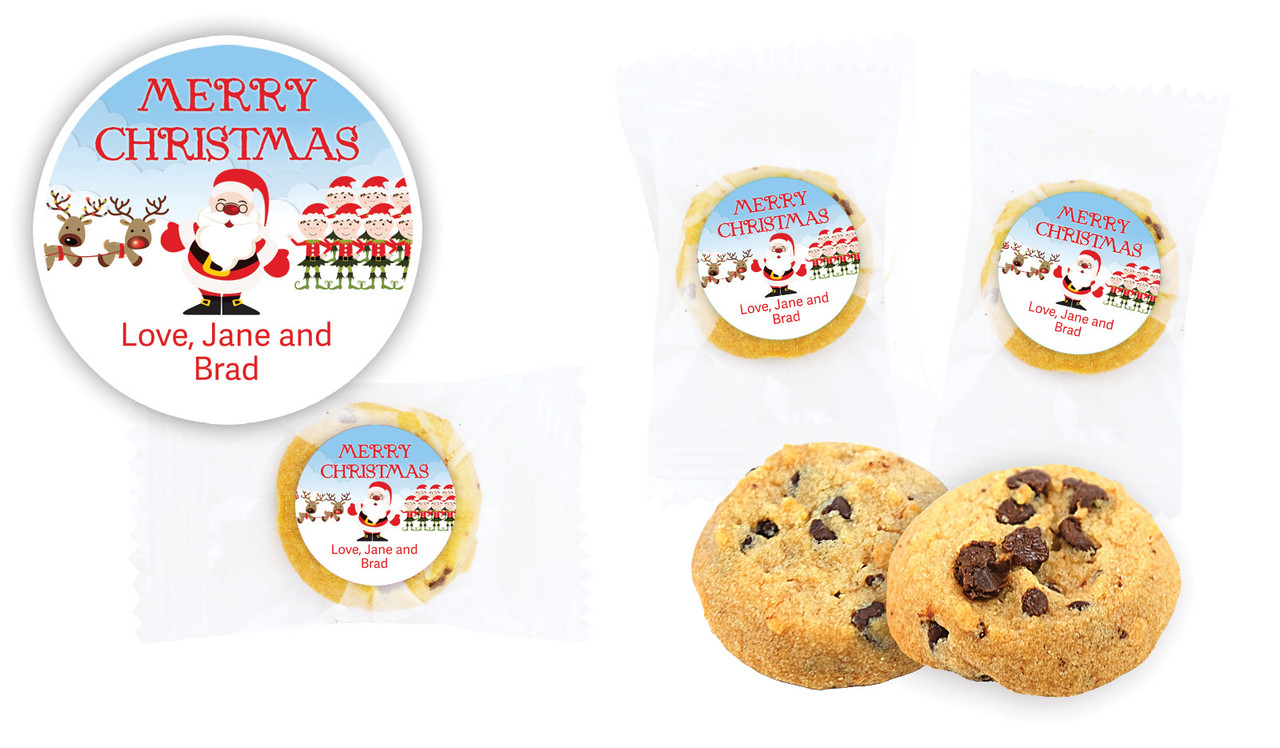 Santas Workshop Bite-Size Personalised Cookie 5g
