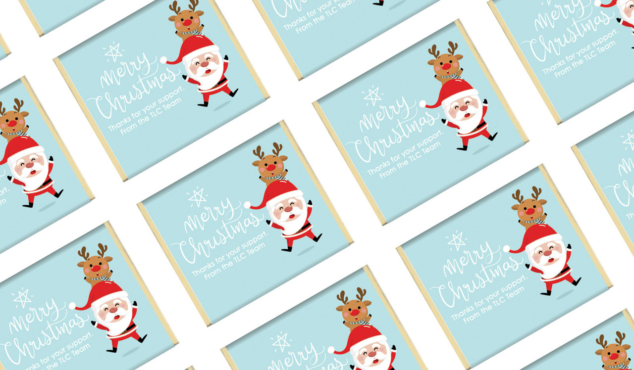 Piggy Back Personalised Christmas Mini Chocolates