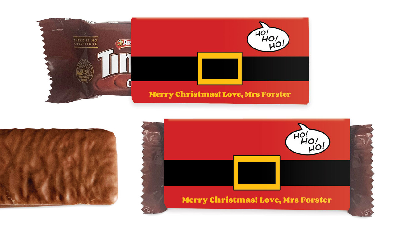 Santa Belt Individual TimTam TM (Box Of 150)