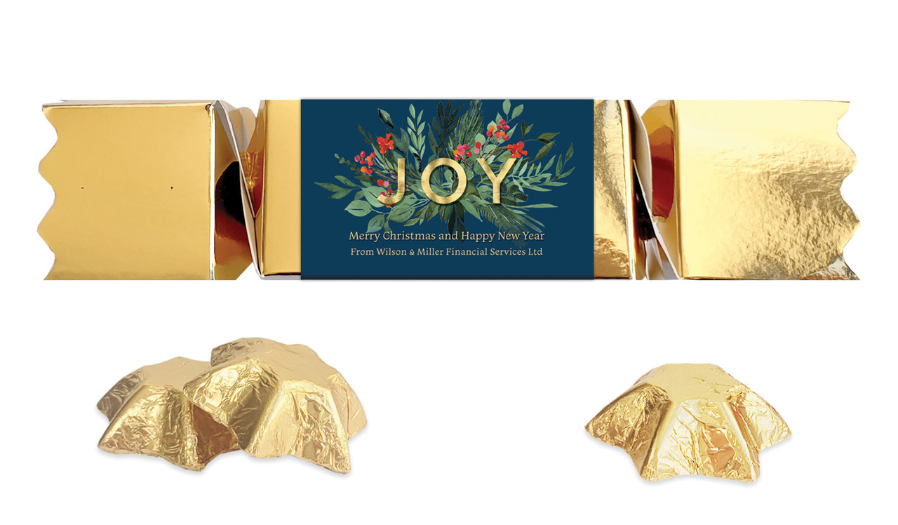 Joy Personalised Christmas Bon Bon