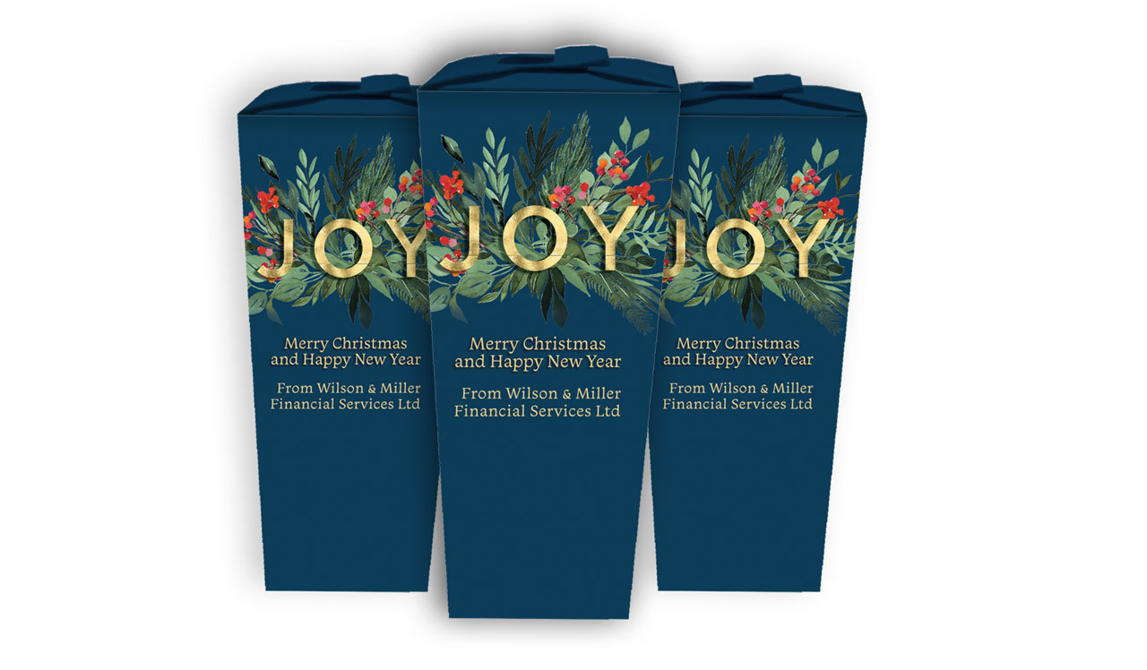 Joy Personalised Christmas Chocabox