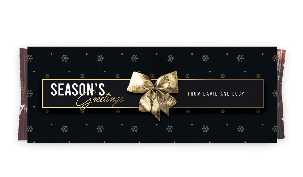 Glossy Gift Black Personalised Pack Of TimTams TM