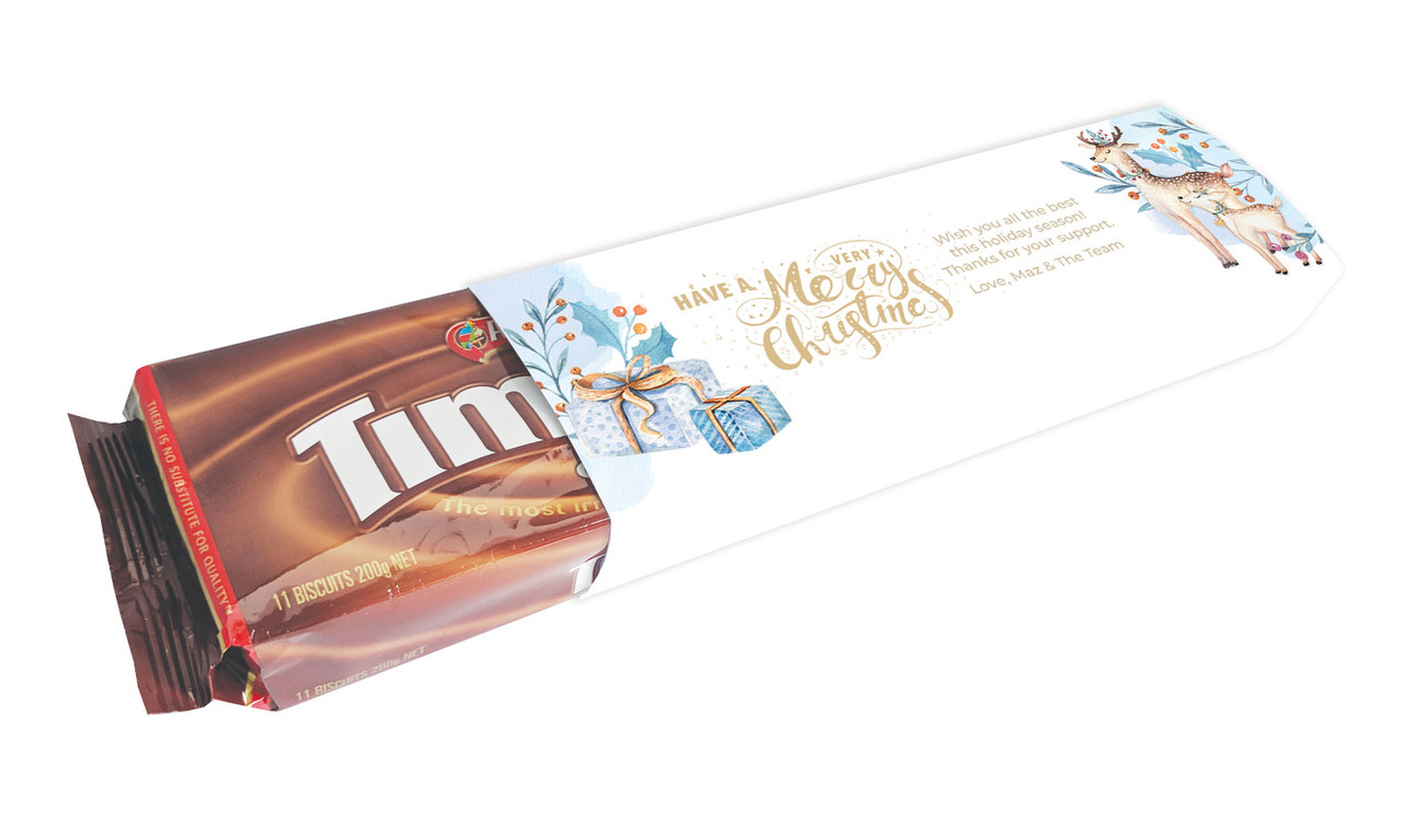 Deer Watercolour Personalised Pack Of TimTams TM