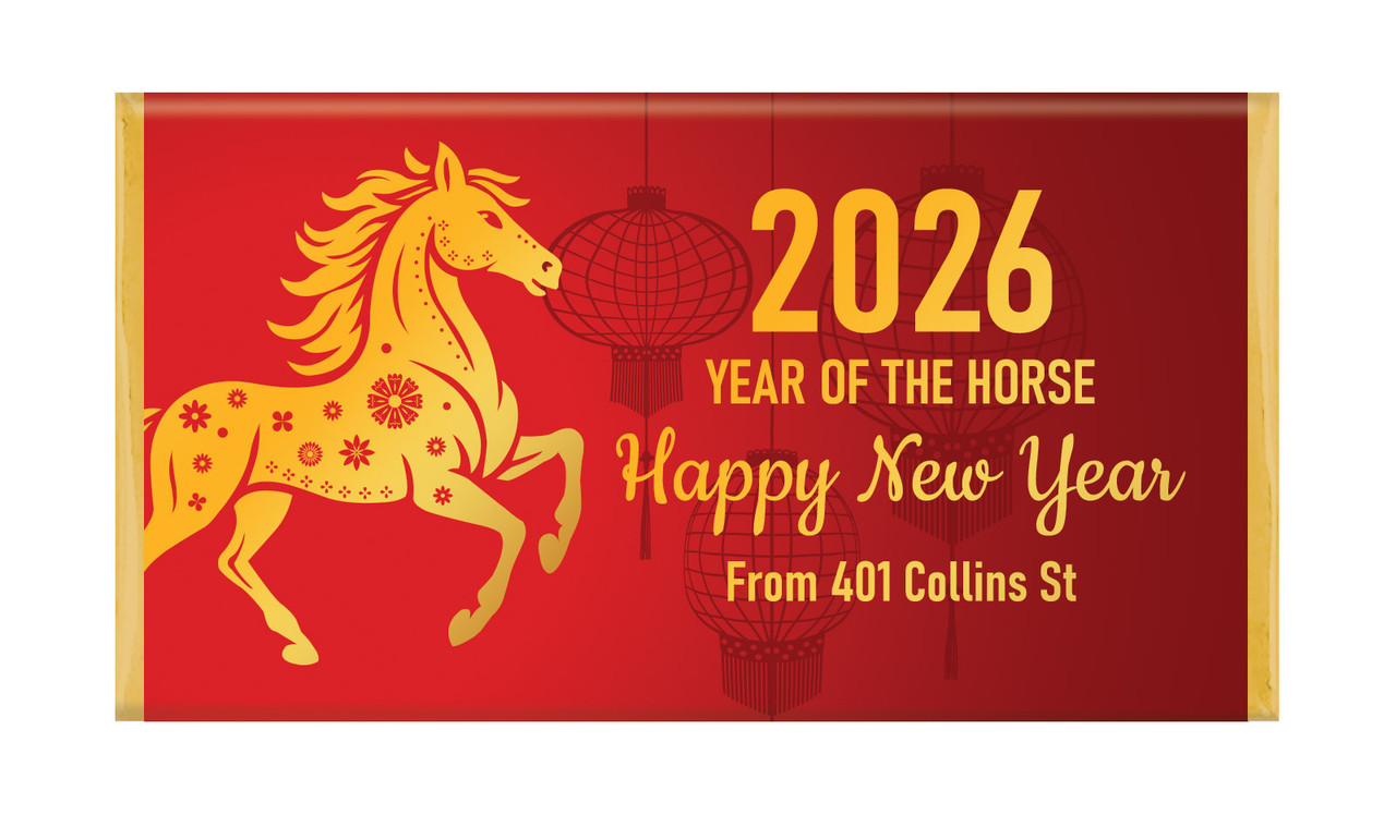 Happy Chinese New Year Personalised Chocolate Bar