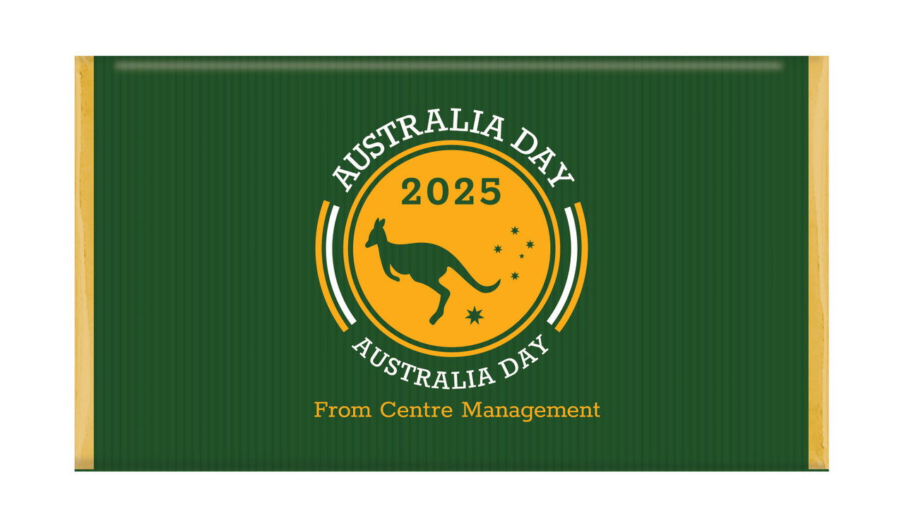 Emblem Australia Day Personalised Chocolates