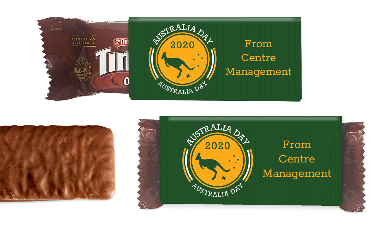 Australia Day Emblem Individual TimTam TM (Box Of 150)
