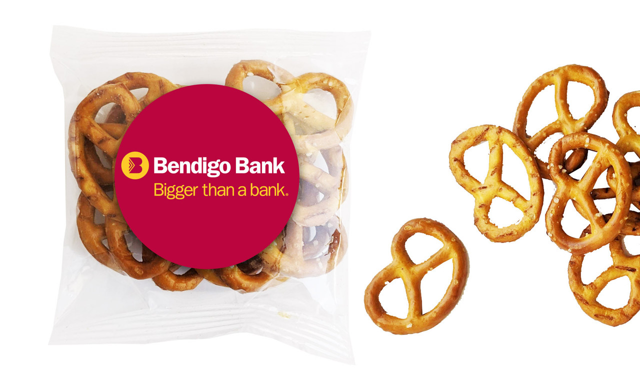Personalised Bags Of Pretzels