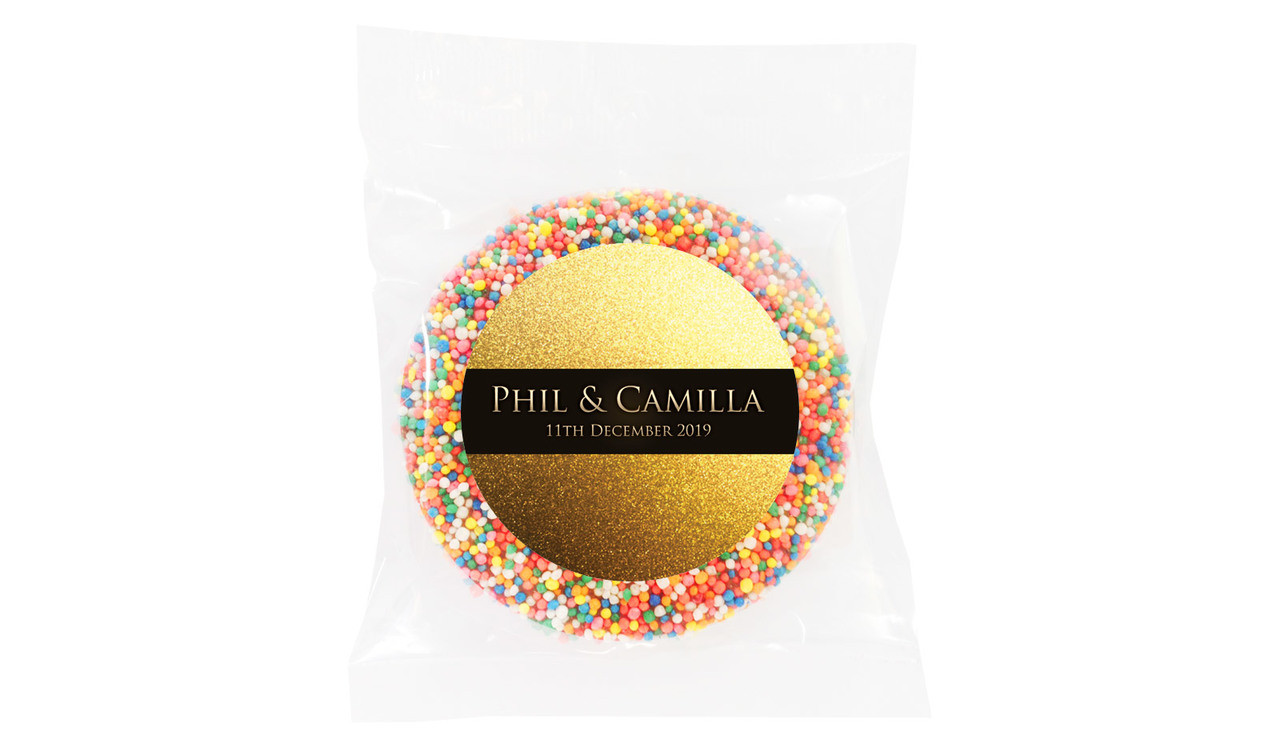 Solid Gold Personalised Giant Chocolate Freckles