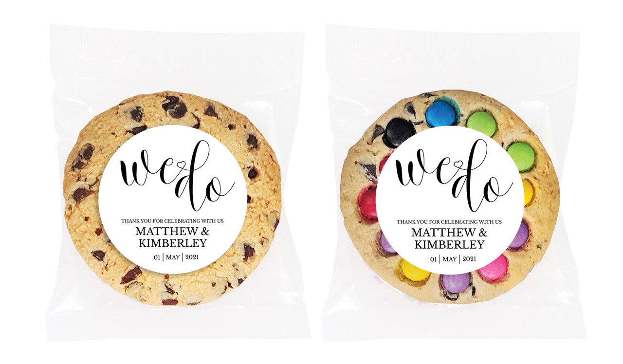 We Do Personalised Wedding Cookie